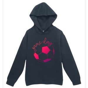 Game Day Mom Soccer Gift Urban Pullover Hoodie