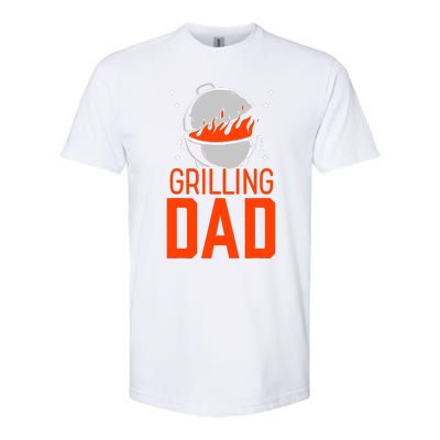 Grilling Dad Meat Bbq Grill Barbecue Father Daddy Papa Softstyle® CVC T-Shirt