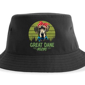 Great Dane Mom Dog Gift For Women Sustainable Bucket Hat