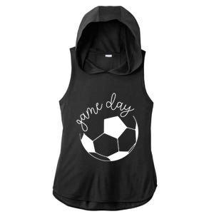 Game Day Mom Soccer Gift Ladies PosiCharge Tri-Blend Wicking Draft Hoodie Tank