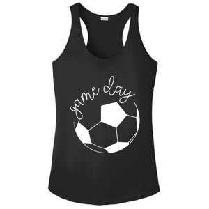 Game Day Mom Soccer Gift Ladies PosiCharge Competitor Racerback Tank