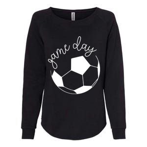 Game Day Mom Soccer Gift Womens California Wash Sweatshirt