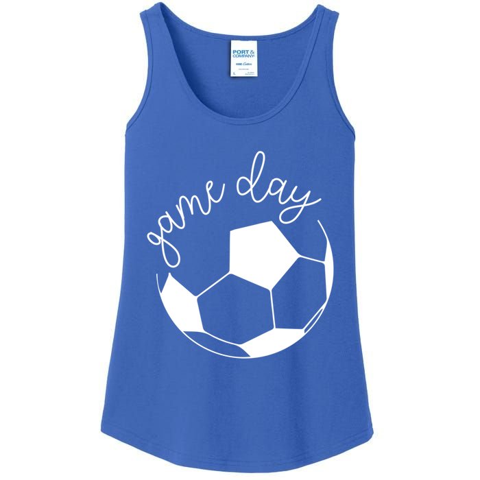 Game Day Mom Soccer Gift Ladies Essential Tank