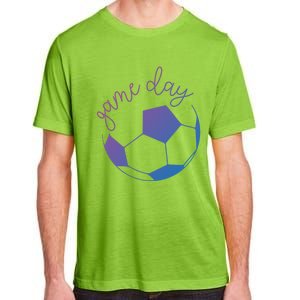 Game Day Mom Soccer Gift Adult ChromaSoft Performance T-Shirt