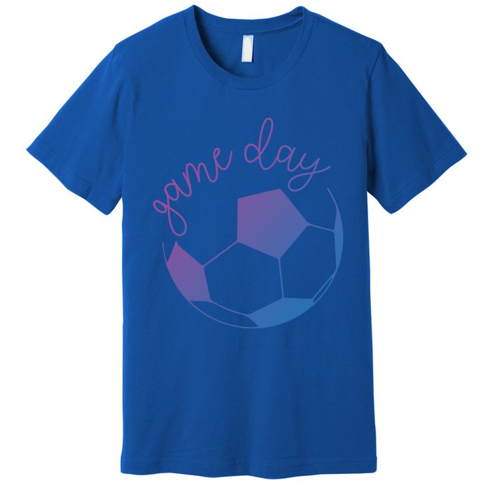 Game Day Mom Soccer Gift Premium T-Shirt