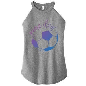 Game Day Mom Soccer Gift Women's Perfect Tri Rocker Tank