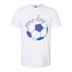 Game Day Mom Soccer Gift Softstyle CVC T-Shirt