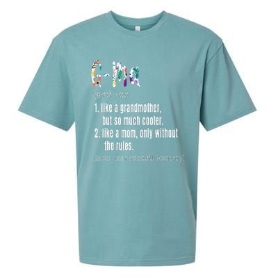 GMa Definition Mother's Day & Birthday gift Grandmother Sueded Cloud Jersey T-Shirt