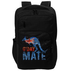 G Day Mate Kangaroo Aussie Animal Australia Flag Impact Tech Backpack