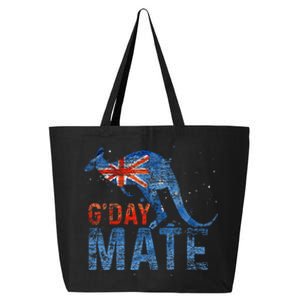 G Day Mate Kangaroo Aussie Animal Australia Flag 25L Jumbo Tote