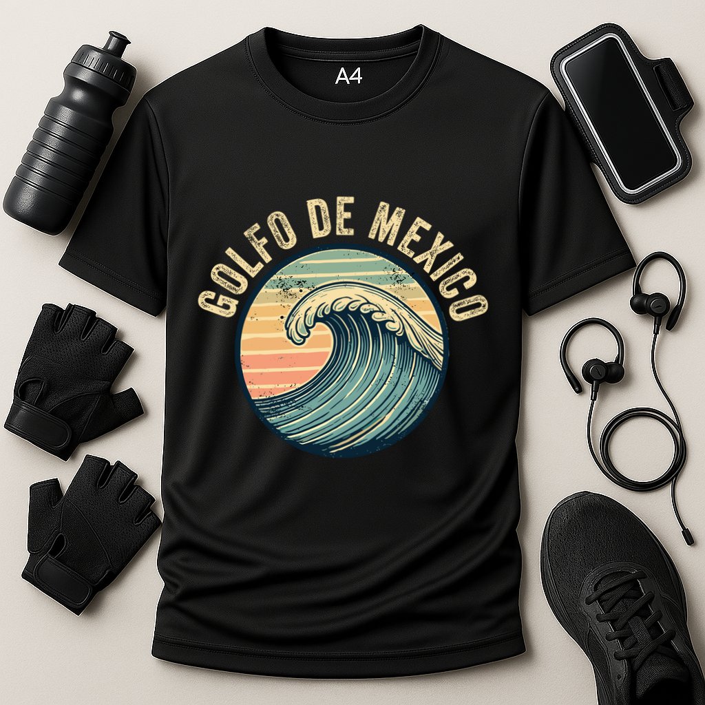 Golfo De Mexico Viva Mexico Gulf Of Mexico Cooling Performance Crew T-Shirt