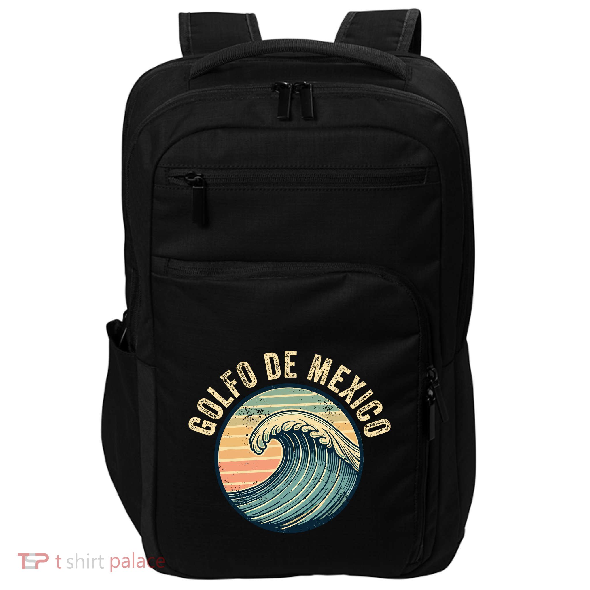 Golfo De Mexico Viva Mexico Gulf Of Mexico Impact Tech Backpack