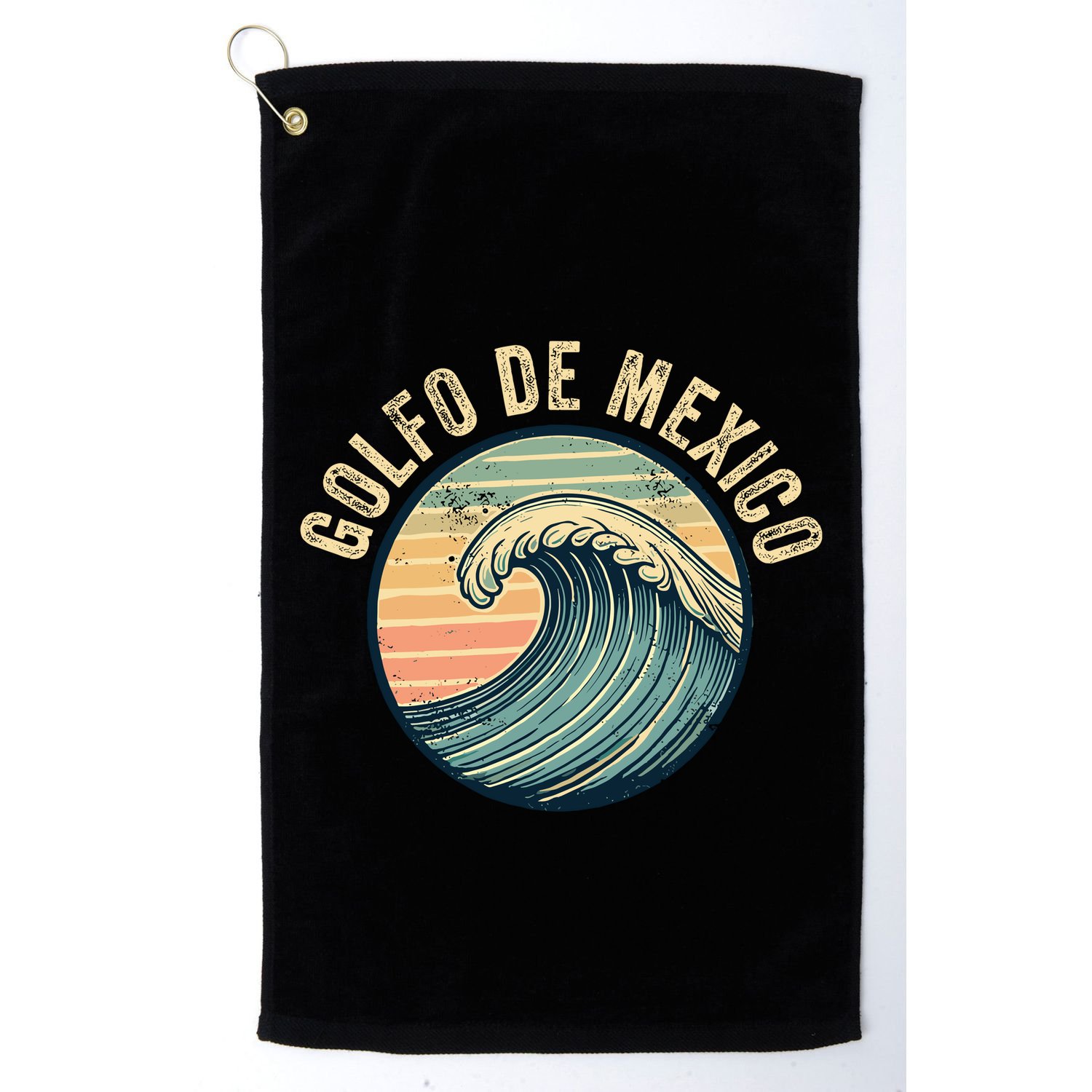 Golfo De Mexico Viva Mexico Gulf Of Mexico Golf Towel