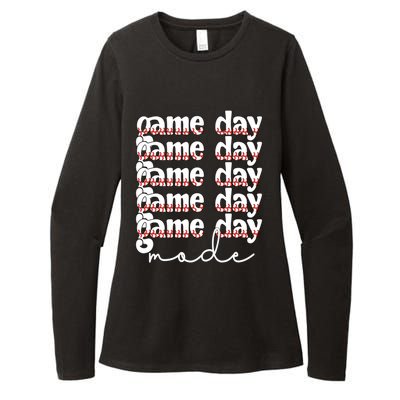 Game Day Mode Baseball Game Day Cute Gift Womens CVC Long Sleeve Shirt