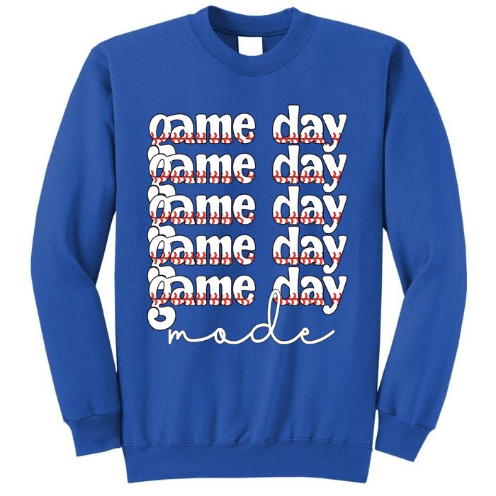 Game Day Mode Baseball Game Day Cute Gift Sweatshirt