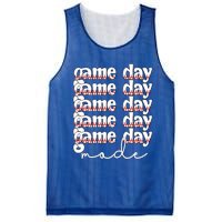 Game Day Mode Baseball Game Day Cute Gift Mesh Reversible Basketball Jersey Tank