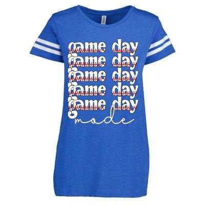 Game Day Mode Baseball Game Day Cute Gift Enza Ladies Jersey Football T-Shirt