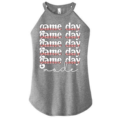 Game Day Mode Baseball Game Day Cute Gift Women's Perfect Tri Rocker Tank