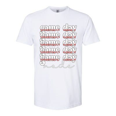 Game Day Mode Baseball Game Day Cute Gift Softstyle CVC T-Shirt