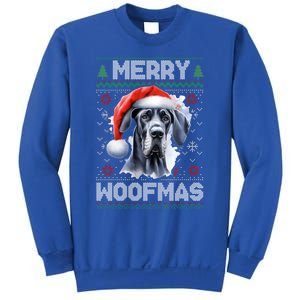 Great Dane Merry Woofmas Ugly Christmas Cute Gift Sweatshirt