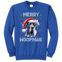 Great Dane Merry Woofmas Ugly Christmas Cute Gift Sweatshirt