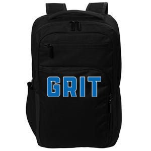 Grit Detroit Michigan Blue And White Impact Tech Backpack