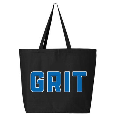 Grit Detroit Michigan Blue And White 25L Jumbo Tote