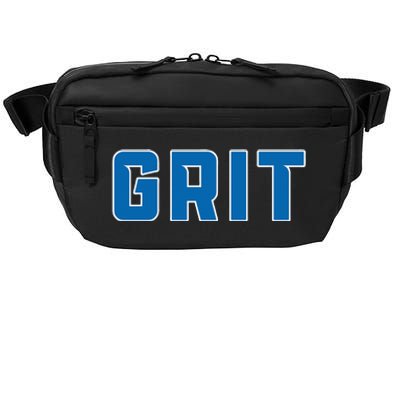 Grit Detroit Michigan Blue And White Crossbody Pack