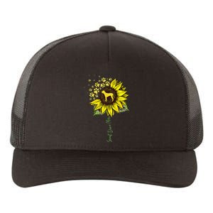 Great Dane Mom Sunflower Great Dane Lover Gifts Dog Mom Mama Yupoong Adult 5-Panel Trucker Hat