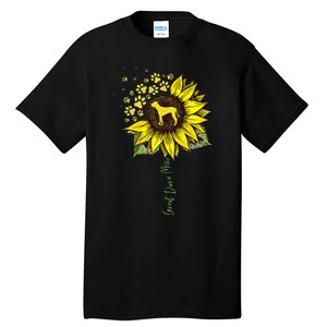 Great Dane Mom Sunflower Great Dane Lover Gifts Dog Mom Mama Tall T-Shirt