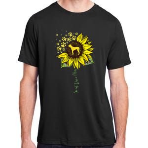 Great Dane Mom Sunflower Great Dane Lover Gifts Dog Mom Mama Adult ChromaSoft Performance T-Shirt