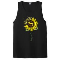 Great Dane Mom Sunflower Great Dane Lover Gifts Dog Mom Mama PosiCharge Competitor Tank