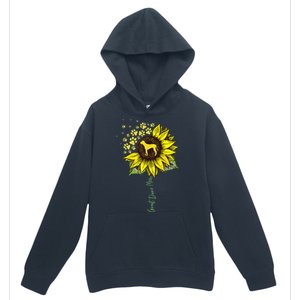 Great Dane Mom Sunflower Great Dane Lover Gifts Dog Mom Mama Urban Pullover Hoodie