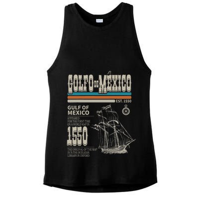 Golfo De MéXico Est 1550 Origin Gulf Of Mexico Ladies PosiCharge Tri-Blend Wicking Tank