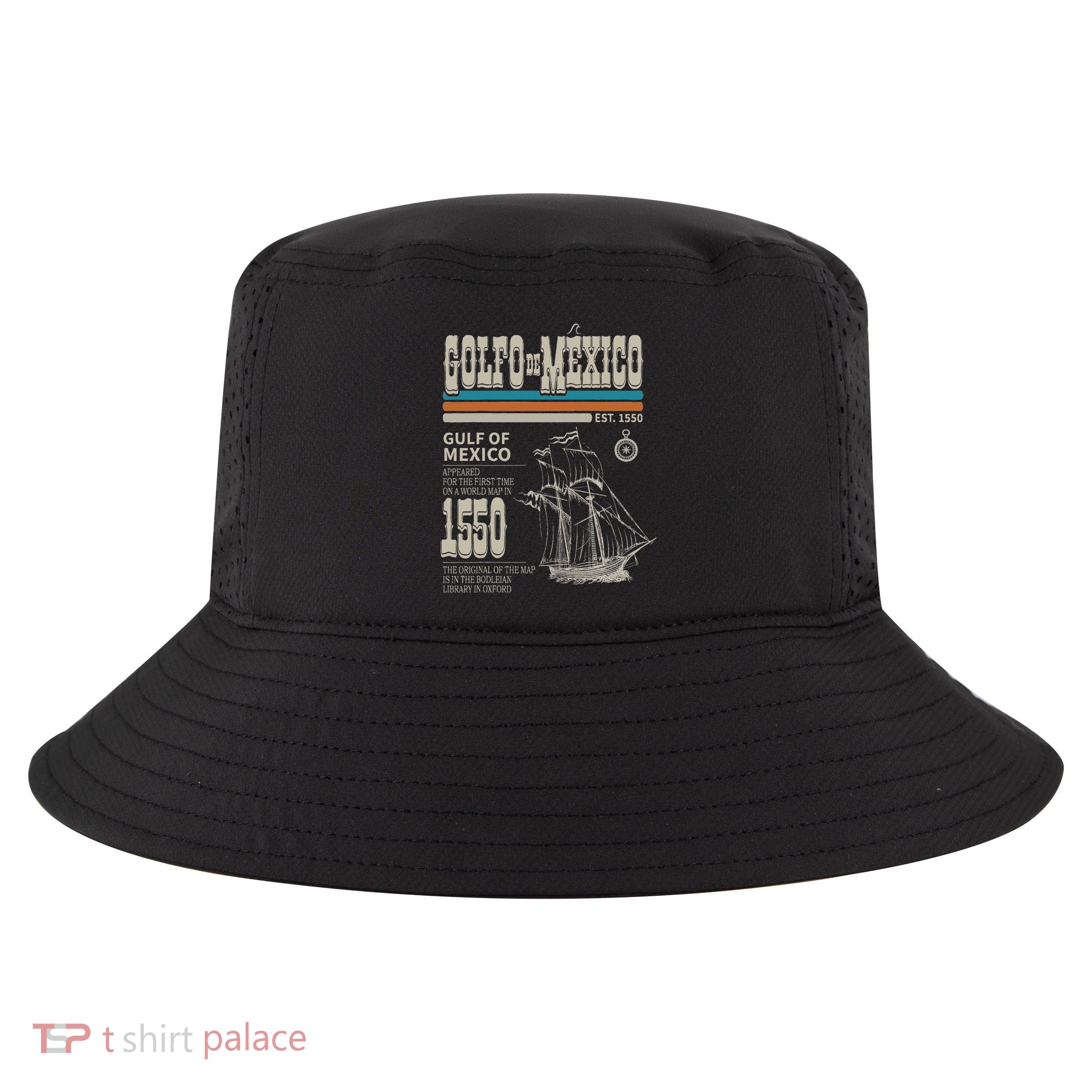 Golfo De MéXico Est 1550 Origin Gulf Of Mexico Cool Comfort Performance Bucket Hat