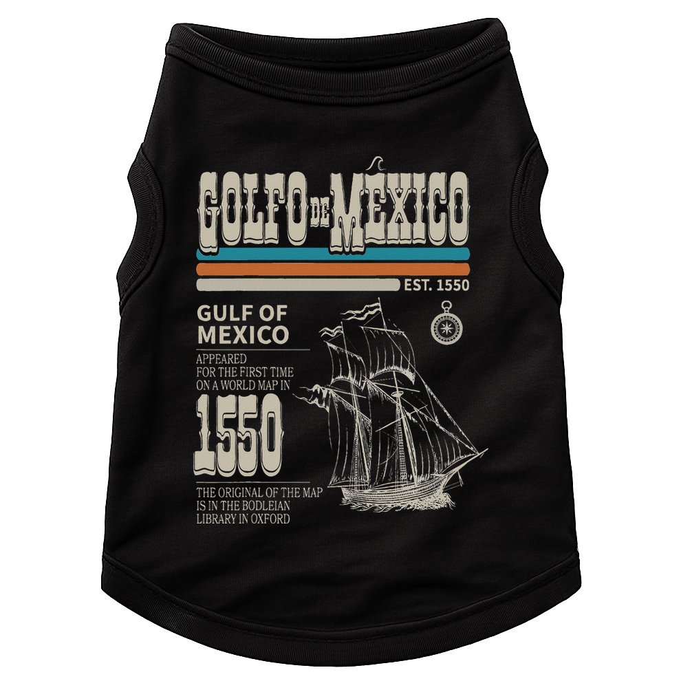 Golfo De MéXico Est 1550 Origin Gulf Of Mexico Doggie Tank