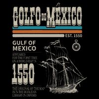 Golfo De MéXico Est 1550 Origin Gulf Of Mexico Cooling Performance Crew T-Shirt