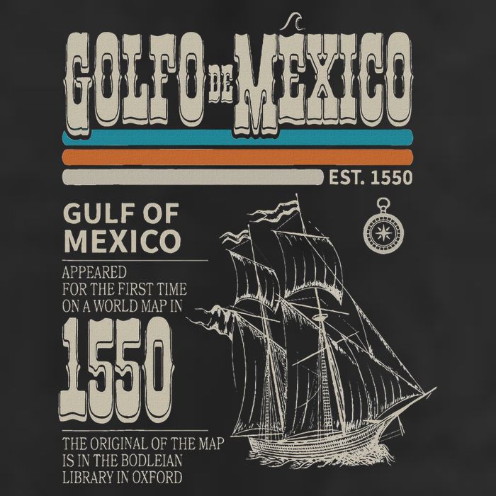 Golfo De MéXico Est 1550 Origin Gulf Of Mexico 11oz C Handle Ceramic Mug