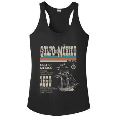 Golfo De MéXico Est 1550 Origin Gulf Of Mexico Ladies PosiCharge Competitor Racerback Tank