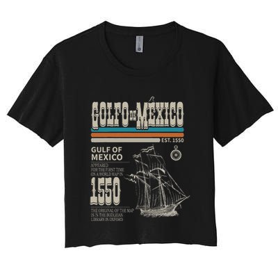 Golfo De MéXico Est 1550 Origin Gulf Of Mexico Crop Top