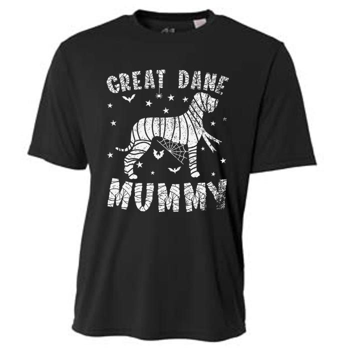 Great Dane Mummy Halloween Cooling Performance Crew T-Shirt