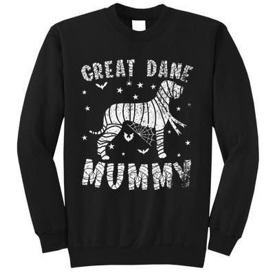 Great Dane Mummy Halloween Sweatshirt