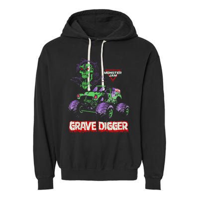 Grave Digger Monster Truck Garment-Dyed Fleece Hoodie