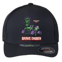 Grave Digger Monster Truck Flexfit Unipanel Trucker Cap