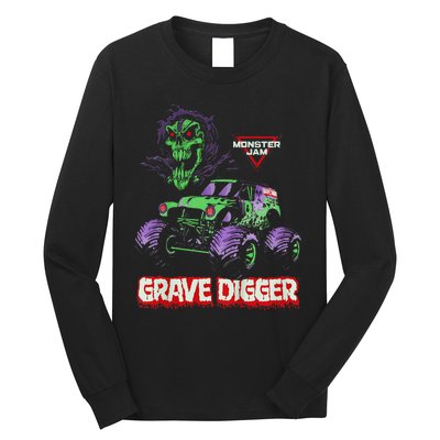 Grave Digger Monster Truck Long Sleeve Shirt