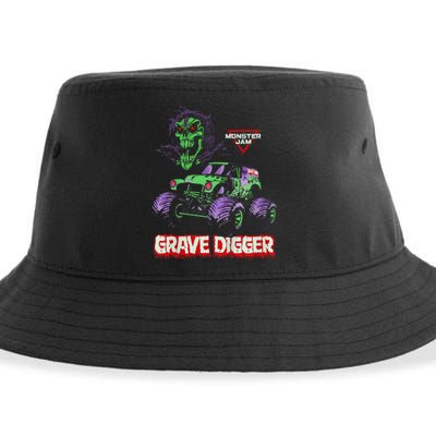 Grave Digger Monster Truck Sustainable Bucket Hat