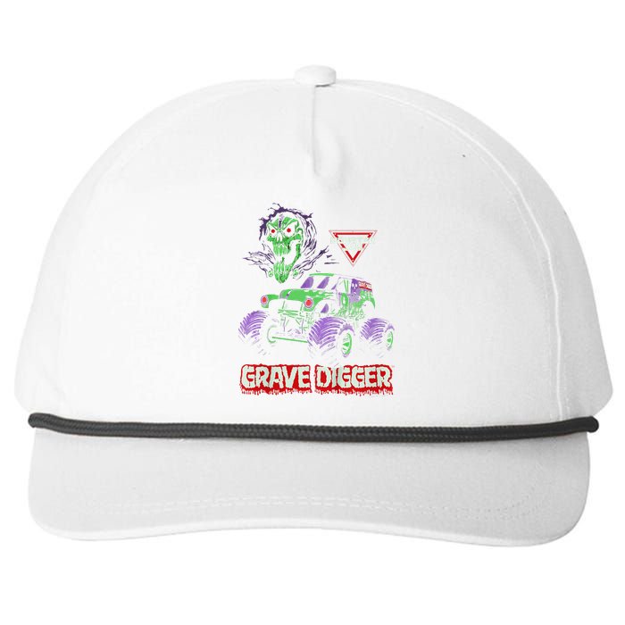 Grave Digger Monster Truck Snapback Five-Panel Rope Hat