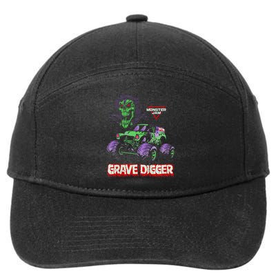 Grave Digger Monster Truck 7-Panel Snapback Hat