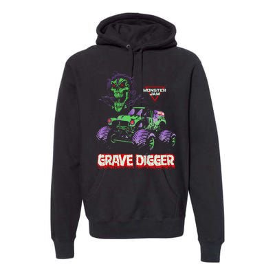 Grave Digger Monster Truck Premium Hoodie