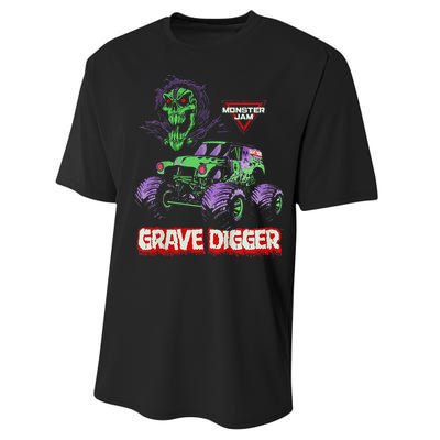 Grave Digger Monster Truck Performance Sprint T-Shirt